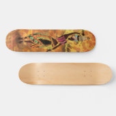 Afrikaans meisje en Giraffe - Vrienden - Kunstteke Persoonlijk Skateboard (Horizontaal)