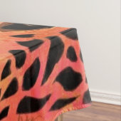 Afrikaans meisje en Giraffe - Vrienden - Kunstteke Tafelkleed (Voorbeeld)