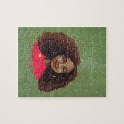  Afrikaans meisje Legpuzzel (Horizontaal)