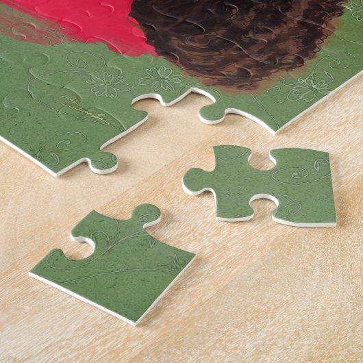  Afrikaans meisje Legpuzzel (Zijkant)