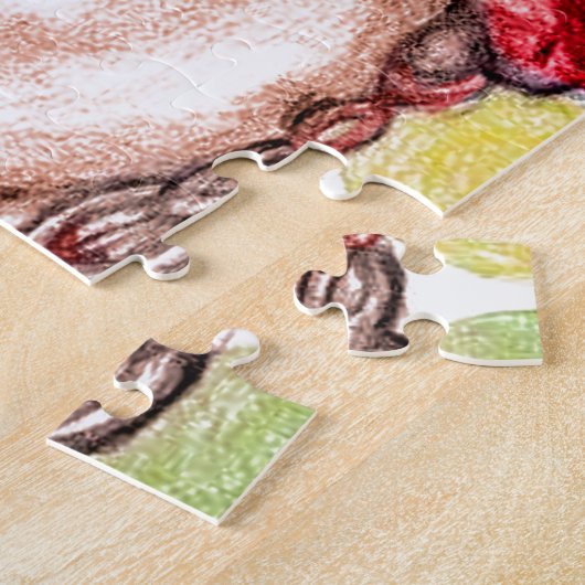 Afrikaans meisje legpuzzel (Zijkant)