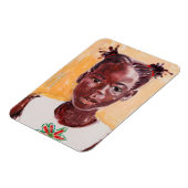 Afrikaans meisje magneet (Linkerzijde)