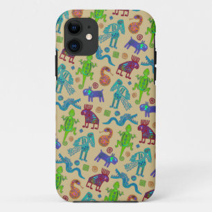 Afrikaans Mexicaans primitief tribaal patroon 1 Case-Mate iPhone Case