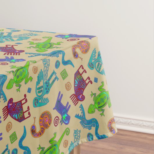 Afrikaans Mexicaans primitief tribaal patroon 1 Tafelkleed (Voorbeeld)