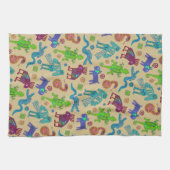 Afrikaans Mexicaans primitief tribaal patroon 1 Theedoek (Horizontaal)