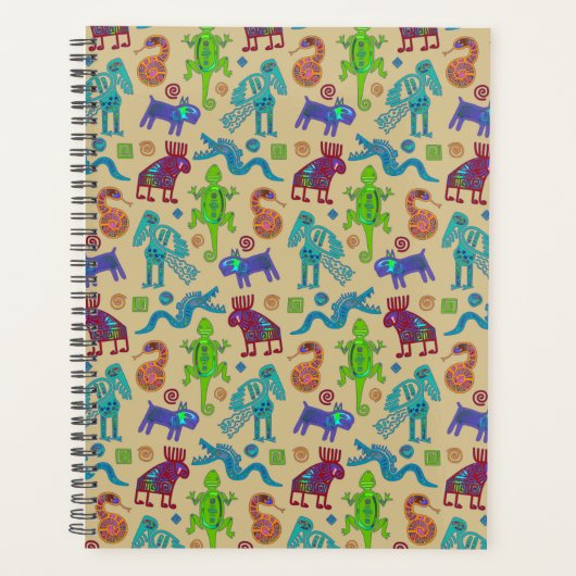 Afrikaans-Mexicaanse cultuur primitief stam patroo Planner (Voorkant)