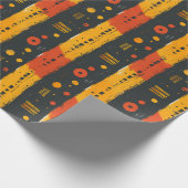 Afrikaans modderlaken cadeaupapier (Hoek)