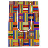 Afrikaans multi-kleurenGlas in lood Kente K45 Medium Cadeauzakje (Achterkant)