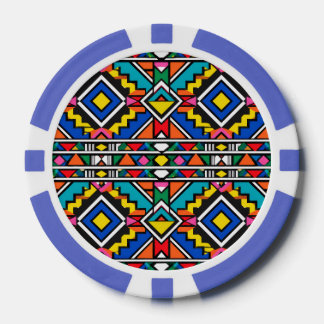 Afrikaans Ndebele Poker Chips