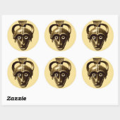 Afrikaans ontwerp #11 @ Stylnic Ronde Sticker (Vel)