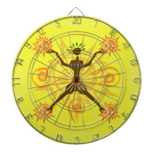 Afrikaans ontwerp dartbord