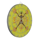 Afrikaans ontwerp dartbord (Voorkant Links)