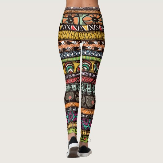 Afrikaans ontwerp leggings (Achterkant)