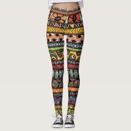 Afrikaans ontwerp leggings
