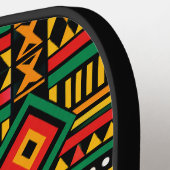 Afrikaans ontwerp pickleball paddle (Links Detail)