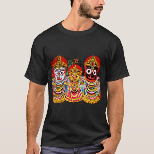afrikaans ontwerp Puri Ratha Yatra Jagannath T-shirt (Voorkant)