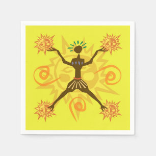 Afrikaans ontwerp servet