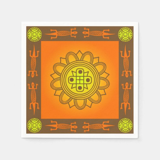 Afrikaans ontwerp servetten (Voorkant)