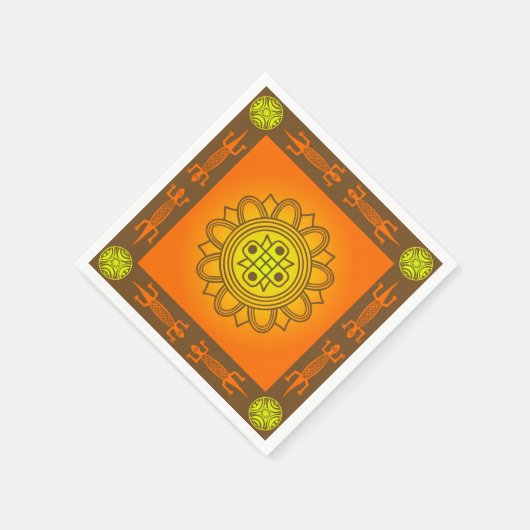 Afrikaans ontwerp servetten (Hoek)