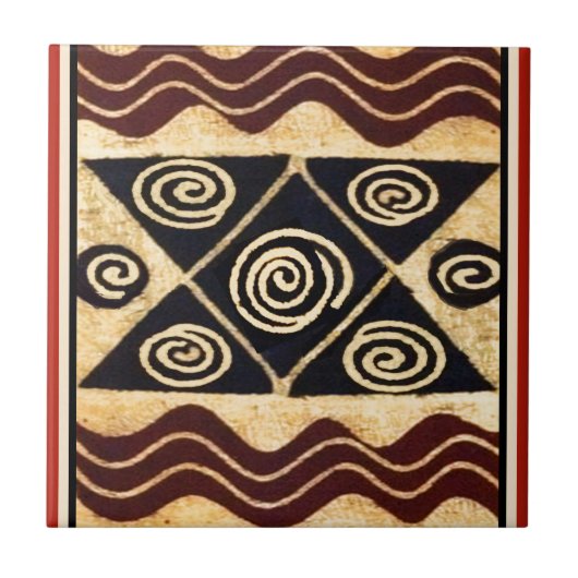 Afrikaans Oorspronkelijke Decor Tegeltje (Voorkant)