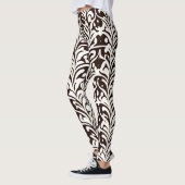 Afrikaans Ornament zwart wit Leggings (Links)