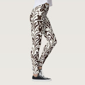 Afrikaans Ornament zwart wit Leggings (Rechts)