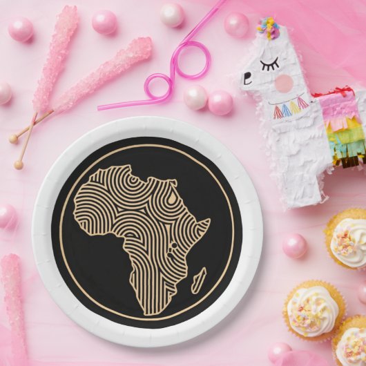 afrikaans papieren Bord (Feest)