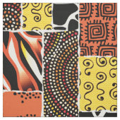 Afrikaans Patchwork Stammen Dierenprint Patroon Stof (Swatch)