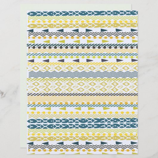 Afrikaans patroon (Voorkant / Achterkant)