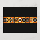 Afrikaans patroon briefkaart (Voorkant)