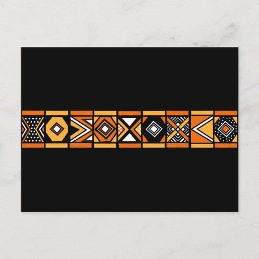 Afrikaans patroon briefkaart (Voorkant)