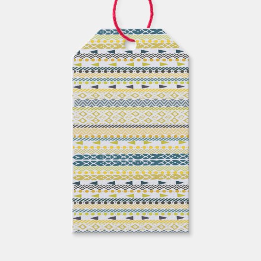 Afrikaans patroon cadeaukaart cadeaulabel (Voorkant)