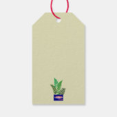 Afrikaans patroon cadeaukaart cadeaulabel (Achterkant)