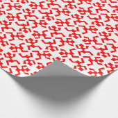 Afrikaans patroon cadeaupapier (Hoek)