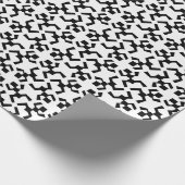Afrikaans patroon cadeaupapier (Hoek)