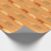 Afrikaans patroon cadeaupapier (Hoek)