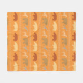 Afrikaans patroon fleece deken (Voorkant (Horizontaal))
