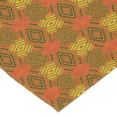 afrikaans patroon, geometrisch, patroon, bruin, mo korte tafelloper (Hoek)