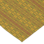 afrikaans patroon, geometrisch, patroon, bruin, mo korte tafelloper (Hoek)