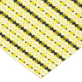 afrikaans patroon, geometrisch, patroon, geel korte tafelloper (Hoek)
