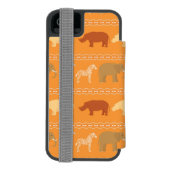 Afrikaans patroon incipio iPhone portemonnee hoesje (Agenda Achterkant)