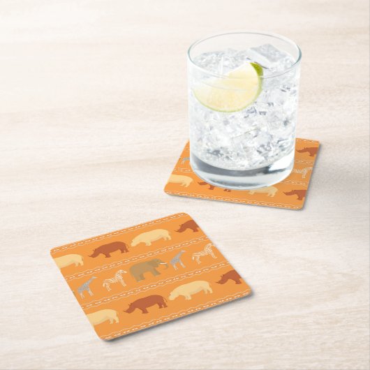 Afrikaans patroon kartonnen onderzetters (Insitu)