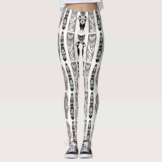 afrikaans patroon leggings (Voorkant)