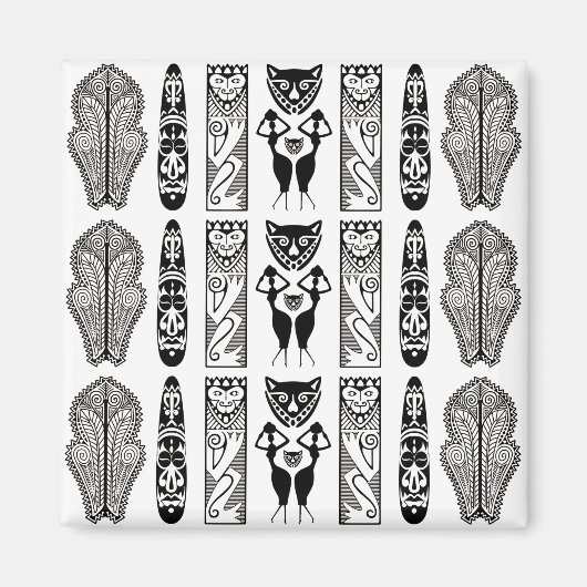 Afrikaans patroon magneet (Voorkant)