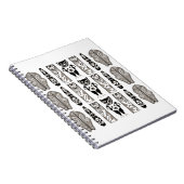 Afrikaans patroon notitieboek (Rechterzijde)