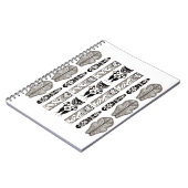 Afrikaans patroon notitieboek (Linkerzijde)