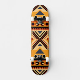 Afrikaans patroon persoonlijk skateboard