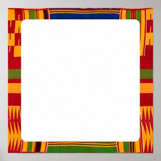 Afrikaans patroon poster papier (Voorkant)