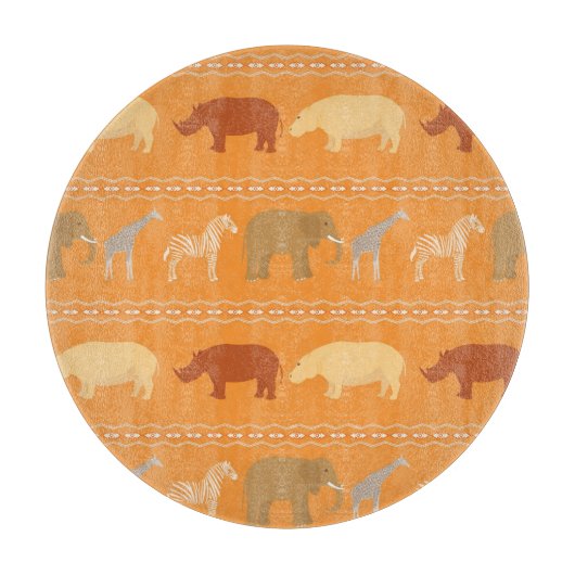 Afrikaans patroon snijplank (Voorkant)