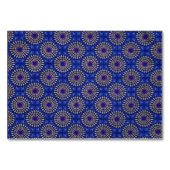 Afrikaans patroon tafelkaart kaart (Achterkant)